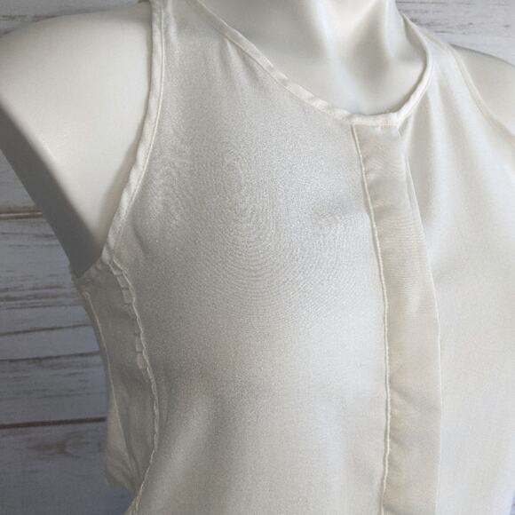 PJK Anthropologie Sleeveless White Blouse sz xs - Picture 2 of 5